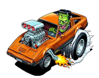 Bricklin Vinyl Sticker | Hot Rod Art & Kustom Kulture