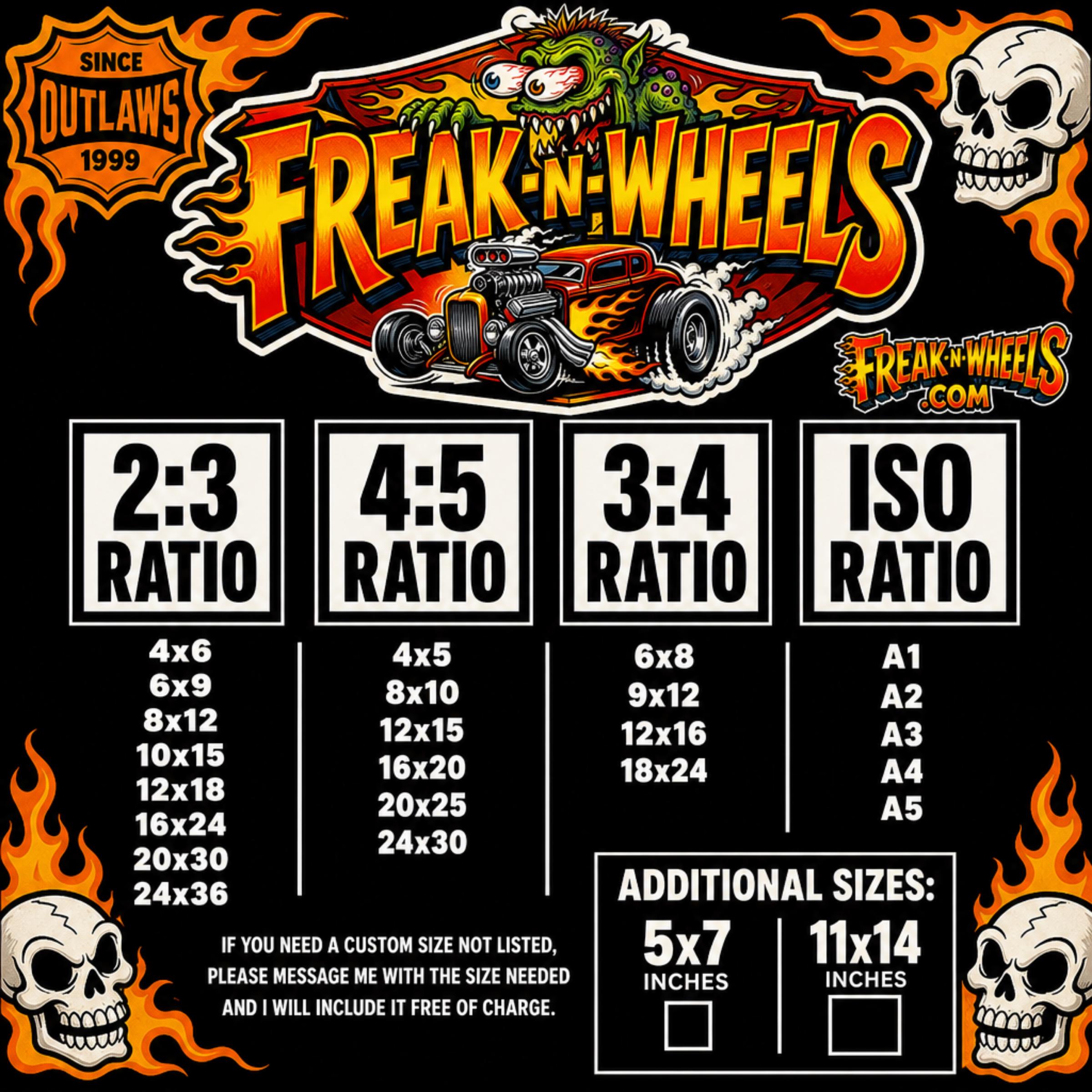 El Camino Monster Hot Rod Art | Kustom Kulture Posters - Etsy