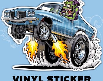 1971 Lemans | Vinyl Sticker | Hot Rod Art & Kustom Kulture