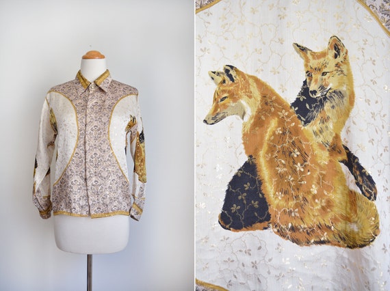 AMAZING FOX SHIRT // Baroque - Long Sleeve - Butto