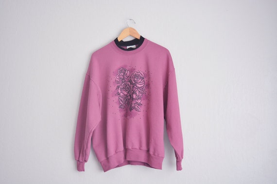 dusty rose sweatshirt