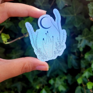 Glitzer Witchy Sticker