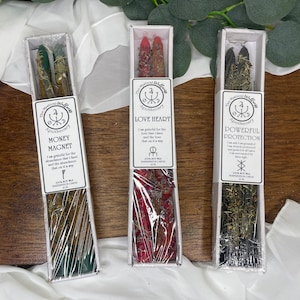 Large Dressed  10&quot; Soy wax Spell Candles | Wiccan Supplies