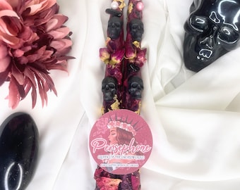 Persephone Goddess Intention Candle | Altar Ritual Candle