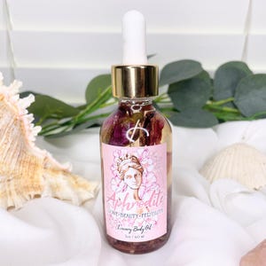 Aphrodite Goddess Ritual Oil: Rose, Love & Beauty Altar Oil