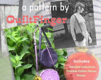 Jeannie's Round Shoulder Bag PDF Pattern Download