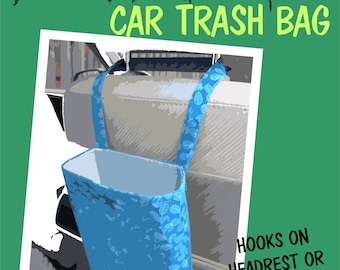 Sewing Pattern "Litter Bug" Car Trash Bag PDF Download
