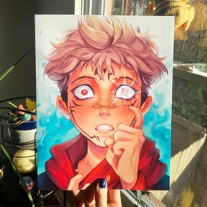 JJK Jujutsu Kaisen Yuji Itadori  8.5&quot; x 11&quot; Print