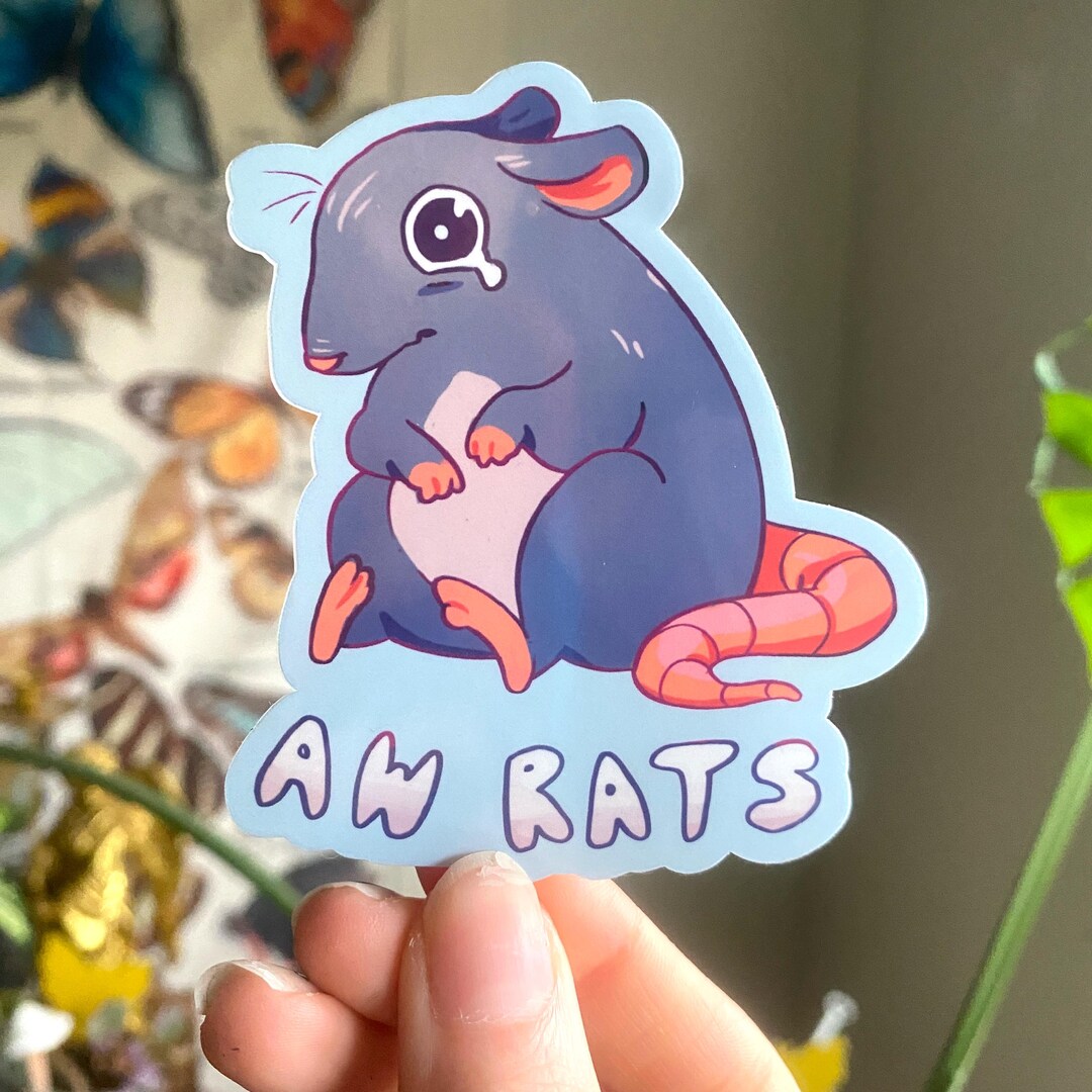 Aw Rats! Vinyl Sticker - Etsy