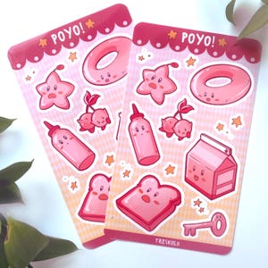 Poyo! Kirby Sticker Sheet