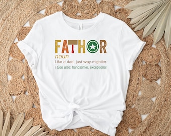Fathor Superhero Dad T-Shirt – Funny Father's Day Gift