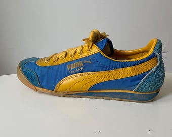 PUMA 80er Jahre Vintage Sneaker TAHARA Deadstock | Hergestellt in Taiwan | Größe 33 (23cm)