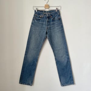 Vintage Levis 501 Jeans: 90s Stonewash Denim, W26 L32