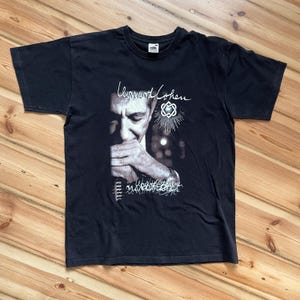 Leonard Cohen Tshirt - Etsy