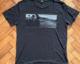 Vintage U2 Joshua Tree Live 80s Rock 2 Sided Tour Original Rare T