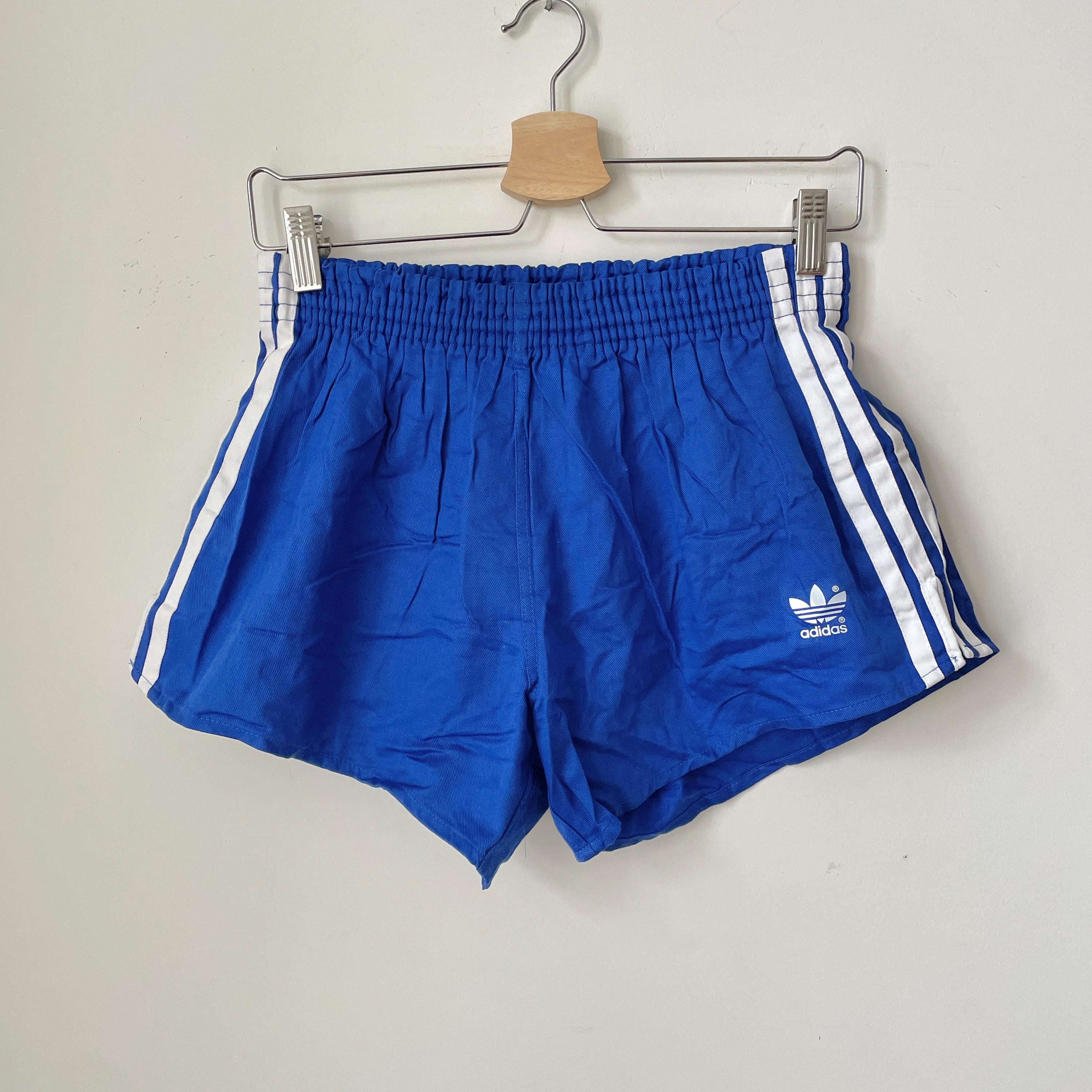 Vintage Adidas Beckenbauer Shorts – Blue Cotton Retro 80s