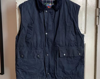 Multifunctionele bodywarmer voor mannen donkerblauw