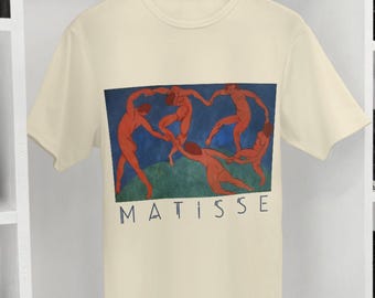 Henri Matisse La Danse II T-Shirt - Vintage Soft Cotton Tee - Art Lover Gift