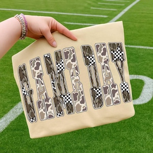 Camo Game Day Png, Retro Football Png, Camouflage Png, Touchdown Season Png, Camo Football Png, Football Mascot Png, Football Coquette Png