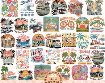 Sommer Vibes Bündel Png, Trendiger Sommer Png, Hier Kommt Die Sonne Png, Strand Png, lustiger sarkastischer Sommer Png, Retro Sommer Png, Sommer Shirt