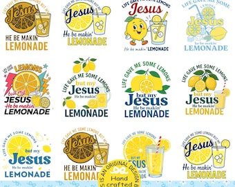 Life Gave Me Lemons But My Jesus He Be Makin Lemonade Png, Jesus Png, Faith Cross Png, Bible Verse Png, Religious Png, Christian Png