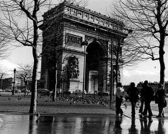 Matted Paris Arc de Triomphe