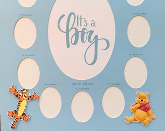 Winnie The Pooh & Friends - Baby's First Year Photo Mat Collage