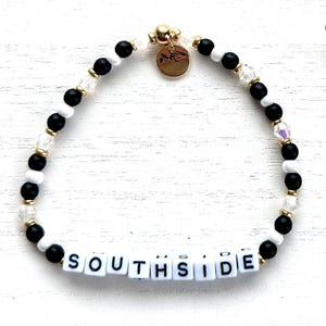 Word Bracelet, Friendship Bracelet, Jewelry, Beaded Bracelet, Chicago White Sox, White Sox Jewelry, White Sox