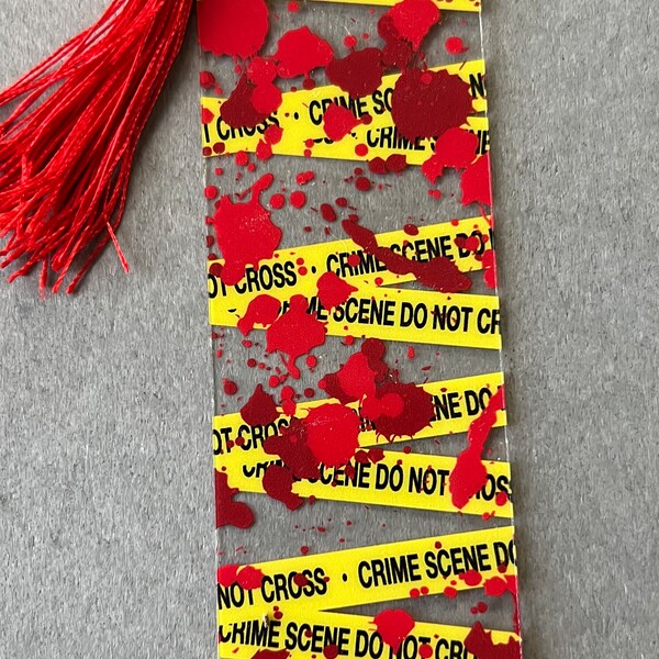 Crime Scene Bookmark