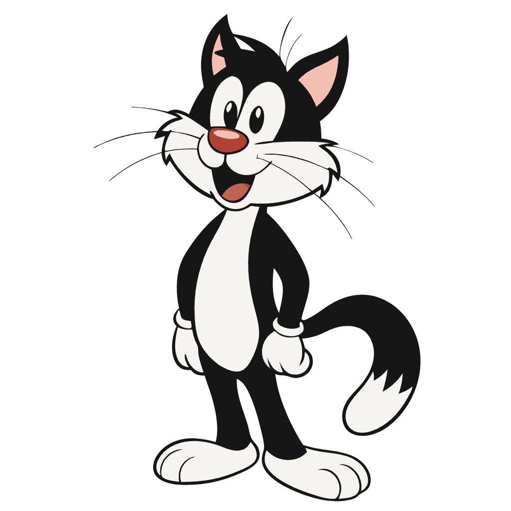 Sylvester Svg, Sylvester Png, Sylvester the Cat Png, Sylvester the Cat