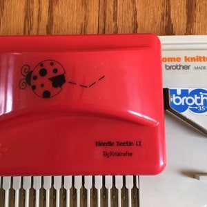 Needle Beetle for Brother KX-350 & Convertible Knitting machines - Needle Selector - Makes fast!