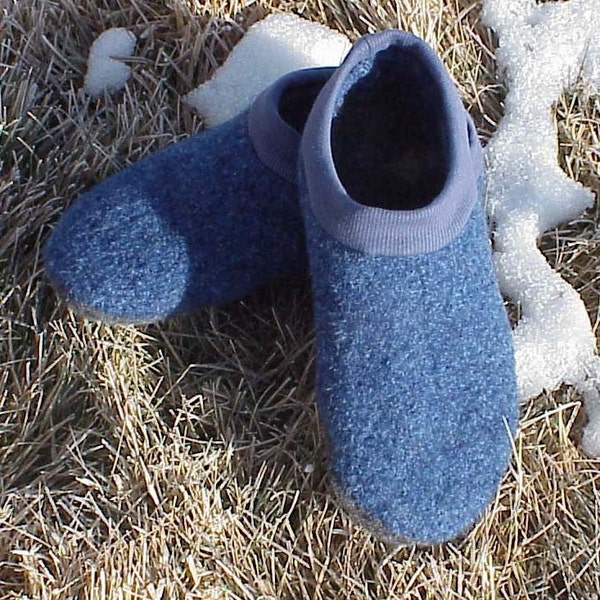 Felted Slipper Scuff Pattern Made from Wool Sweater CUT SEW FELT