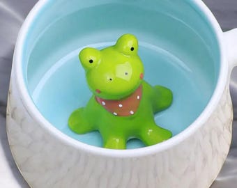 3D動物セラミックコーヒーマグ