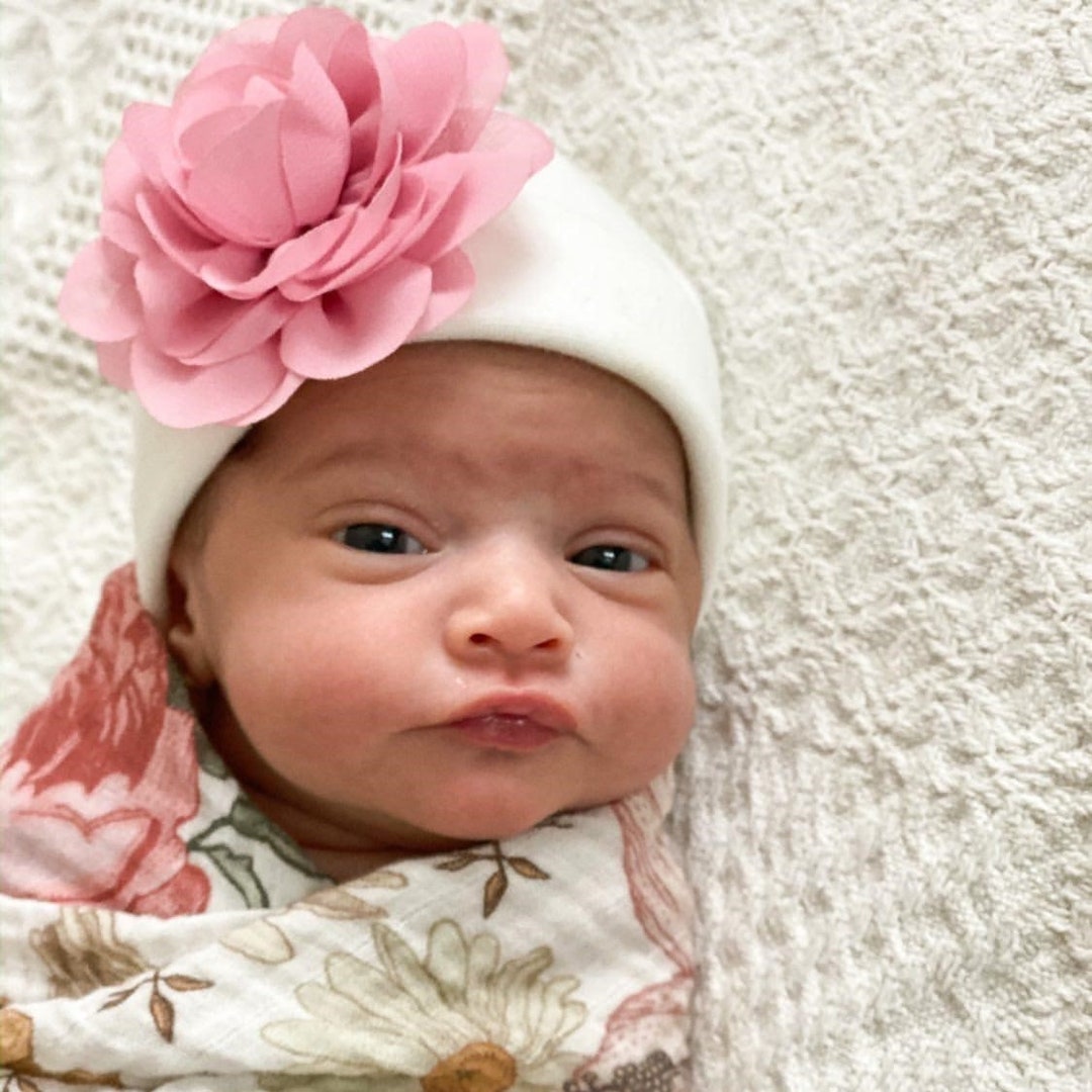 Newborn Hat Newborn Girl Hat Baby Girl Hats Newborn Girl Etsy