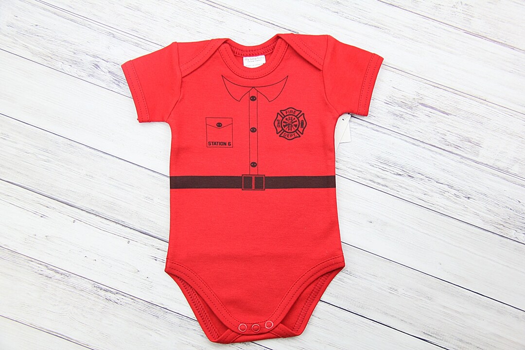 58 Pounds Fireman Costume Premature Baby Clothes Preemie Etsy