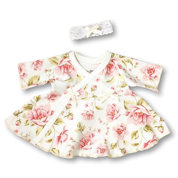 Baby Girls Reborn Doll Dress Built in bodysuit From 3lbs up to 7Lbs Four Styles
