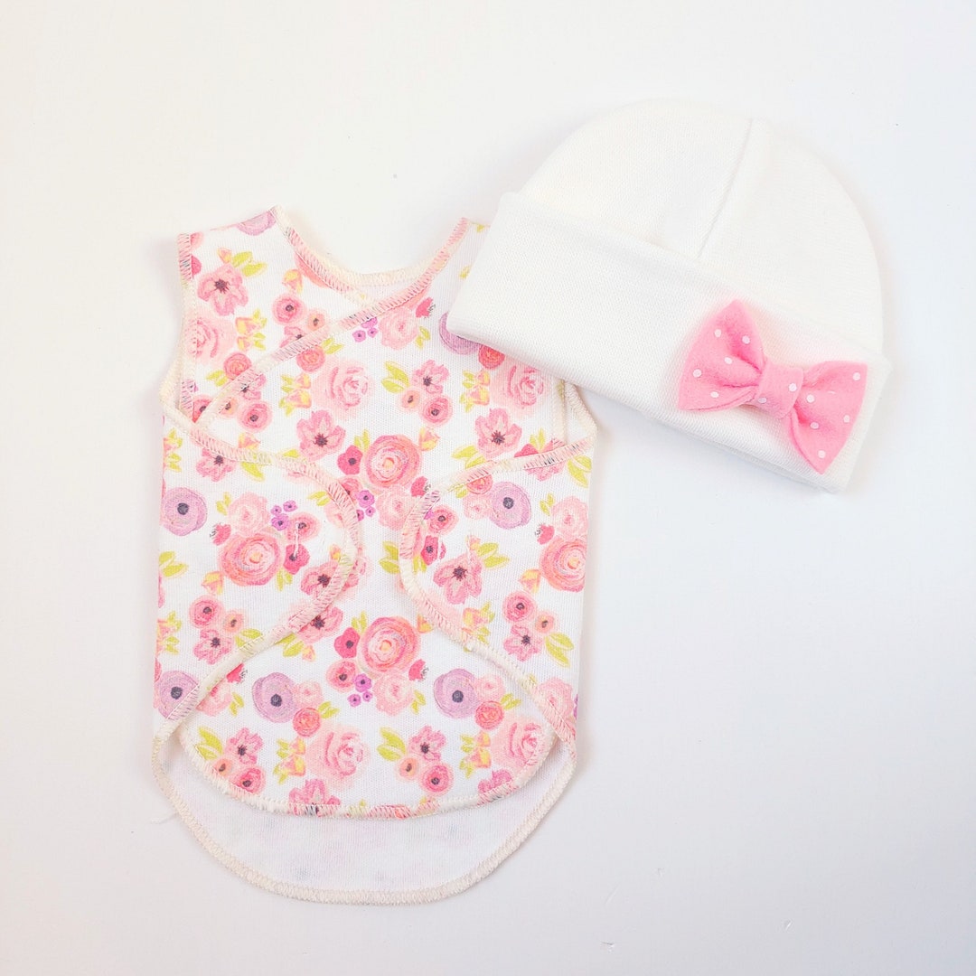 NICU Wrap Set, Premature Baby Clothes, Preemie Baby Clothes, Clothes