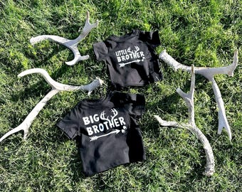 Big Brother Little Brother Passende Shirts: Geweih Hirsch Track Outfit