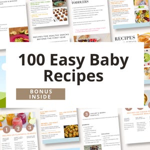 100 ricette facili per bambini Ebook, Ebook di cibo, Ebook di nutrizione, Libro di cucina per bambini, Alimentazione dei bambini, Libro di ricette digitale