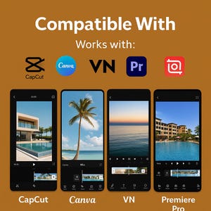 Testimonials section styled with review cards from fictional buyers praising the bundle. Phrases include: “Game changer for my TikTok strategy,” and “Easy to customize and use in Canva.” 5-star icons included. This image helps increase trust and conversion by showing realistic satisfaction and social validation.