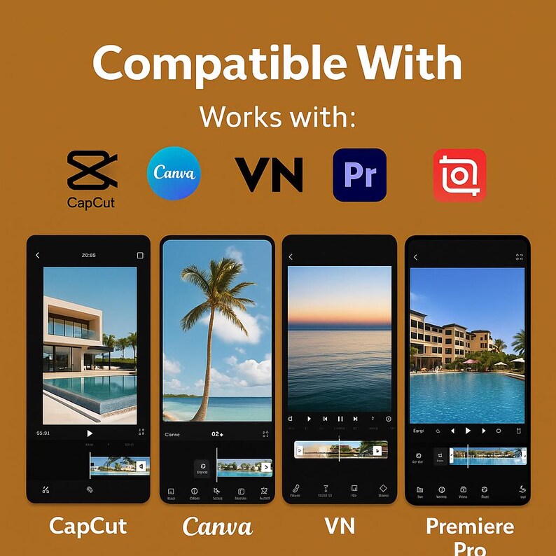 Testimonials section styled with review cards from fictional buyers praising the bundle. Phrases include: “Game changer for my TikTok strategy,” and “Easy to customize and use in Canva.” 5-star icons included. This image helps increase trust and conversion by showing realistic satisfaction and social validation.