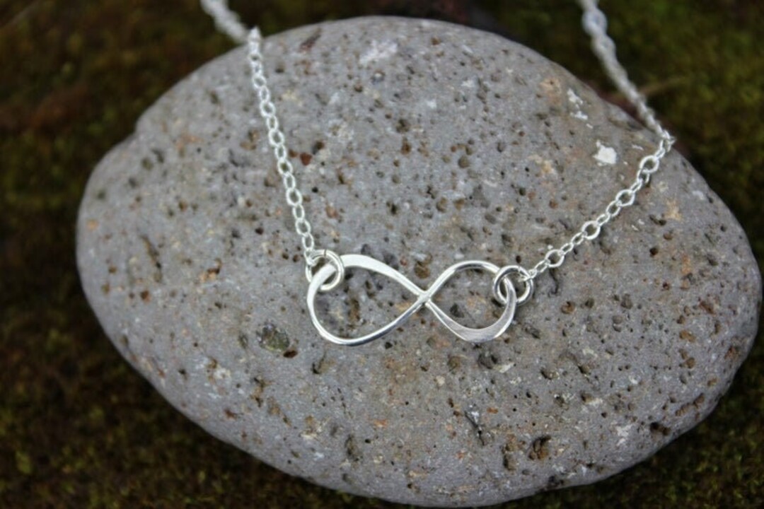 Infinity Necklace - Sterling Silver Infinity Sign and Delicate Chain ...