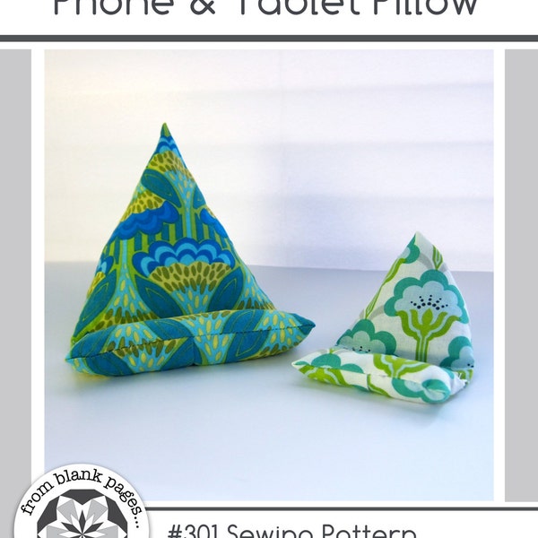 Phone & Tablet Pillow Pdf Sewing Pattern #301, Phone and Tablet Sizes, Great Gift Item!