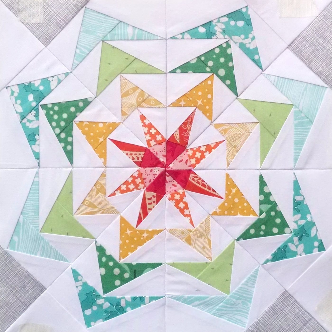 9 inch quilt block Scrap Friendly Modern Star Quilt Pattern Etsy