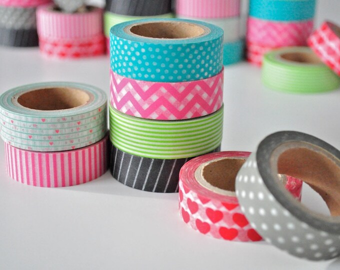Washi Tape Bundle of 8 Etsy