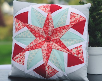 Sweet Dreams #233, 4 sizes: 6 inch 9 inch 12 inch 18 inch Easy Star Quilt Pattern, Paper Piecing Quilt Pattern PDF, FREE Cornerstone pattern