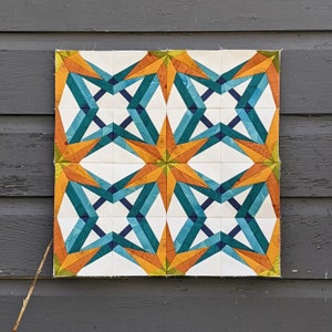 Weihnachtsstern #269, 3 Größen: 9 inch 12 inch 18 inch Paper Piecing Quilt Pattern PDF, Schrottfreundliche Quilt Anleitung, Moderne Quilt Anleitung