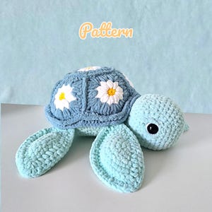 Big Granny Square Turtle Crochet Pattern