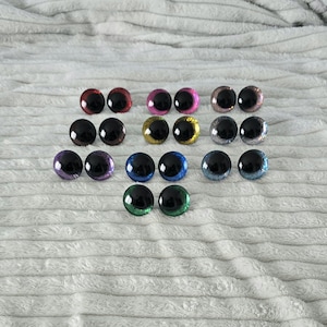 Safety Eyes Sparkling 12 - 30 mm Sink Eyes Crocheting Amigurumi Toys