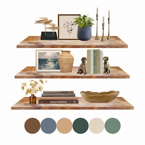 Paquete de diseño de estanterías Henry / Tablero de ideas de diseño de interiores prefabricado / Lista de compras de estanterías / Descarga instantánea de diseño electrónico